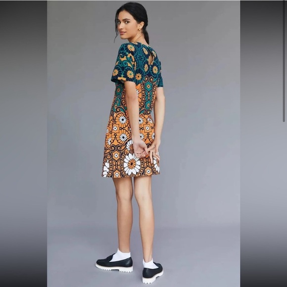 Nwt Maeve Floral Shift Mini Dress - Picture 3 of 13